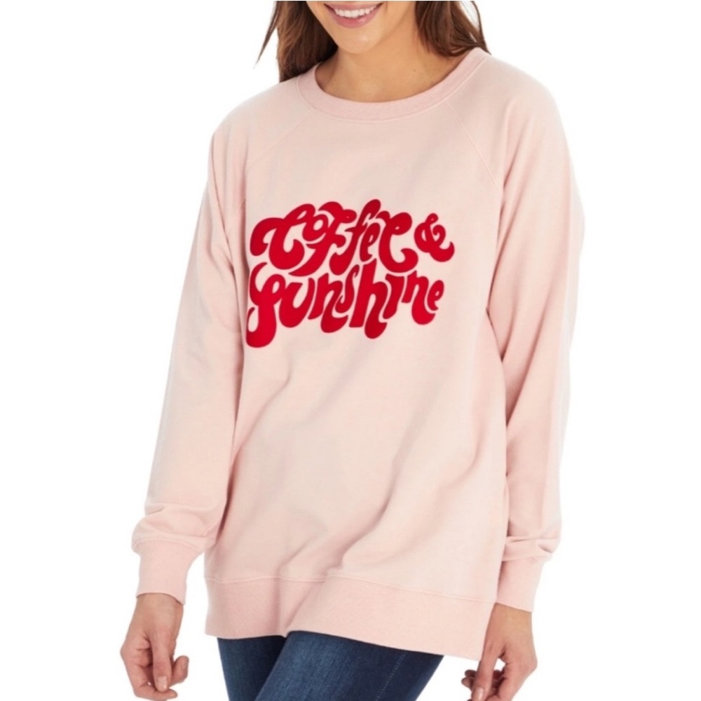 Wildfox Coffee & Sunshine Graphic Sweatshirt